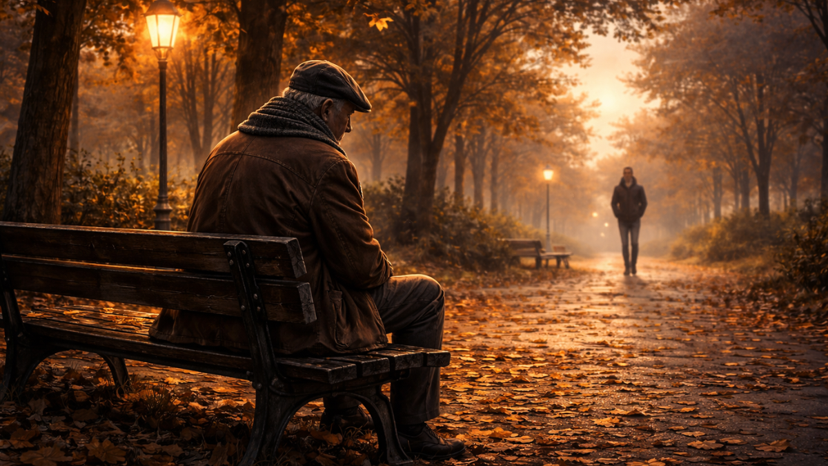 The man on the bench